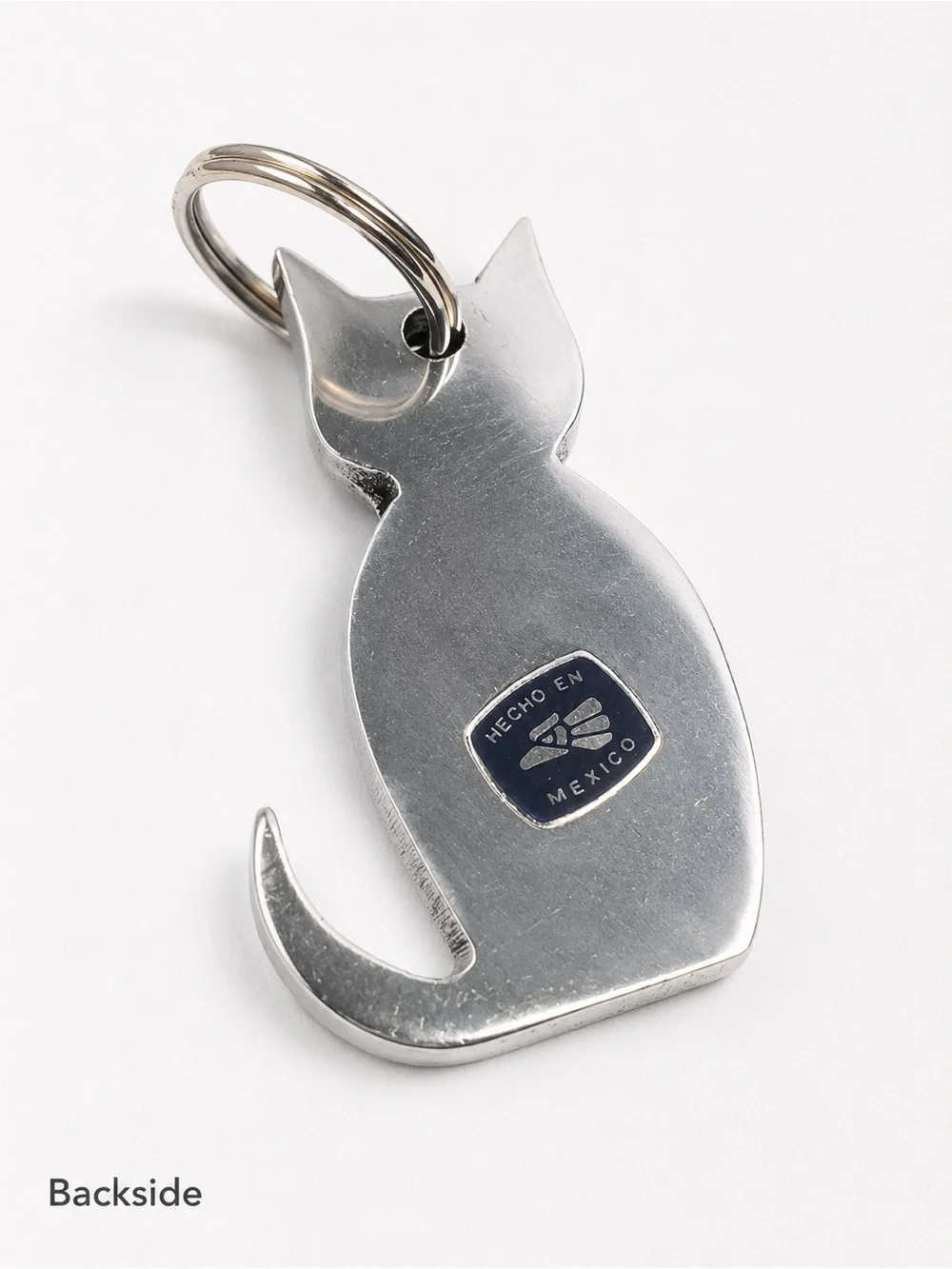 Cat Metal Keychain